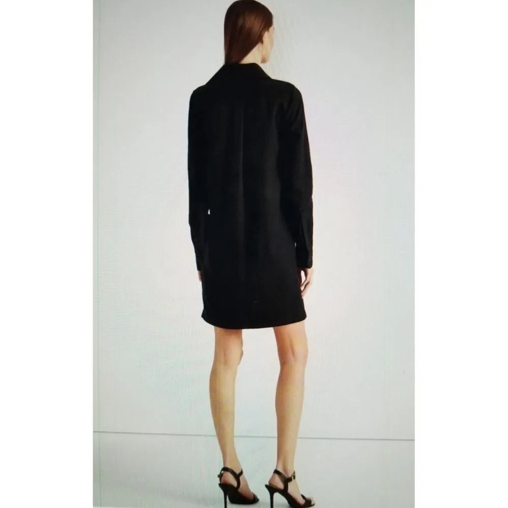 Ralph Lauren Black Label - Long Sleeve Lace-up Shirt Dress - Size 6 - Picture 4 of 6